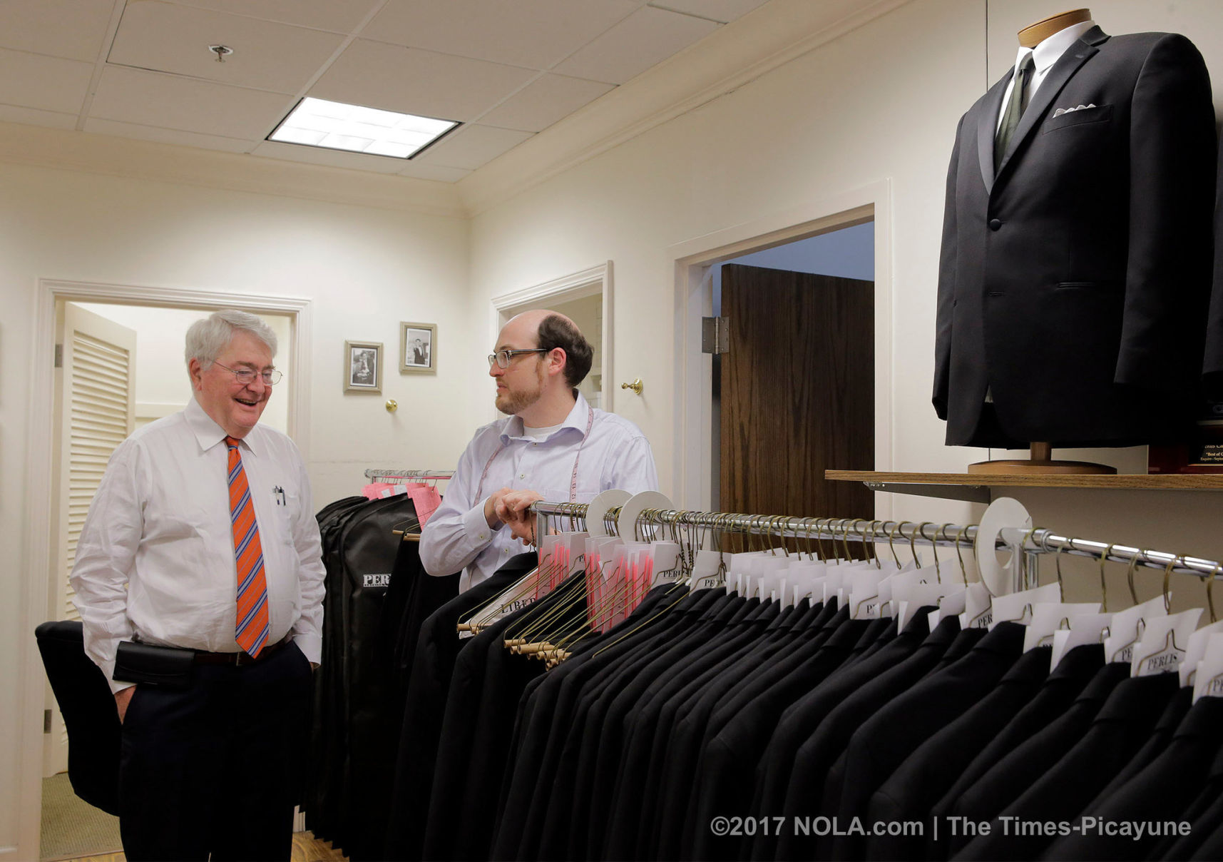 Go behind-the-scenes at Perlis, where many New Orleans men go to suit up for Carnival